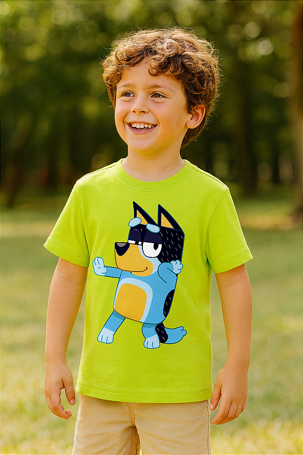 Camiseta Infantil Bluey