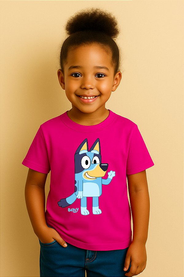 Camiseta Infantil Bluey