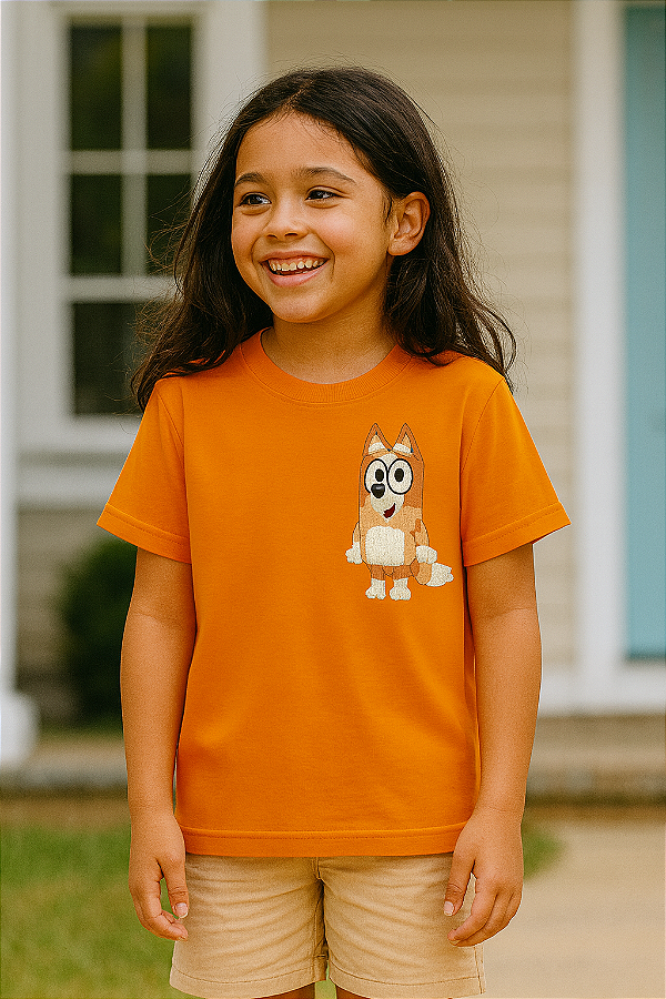 Camiseta Infantil Bluey