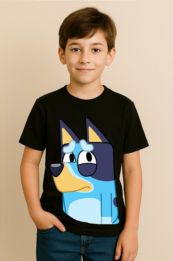 Camiseta Infantil Bluey