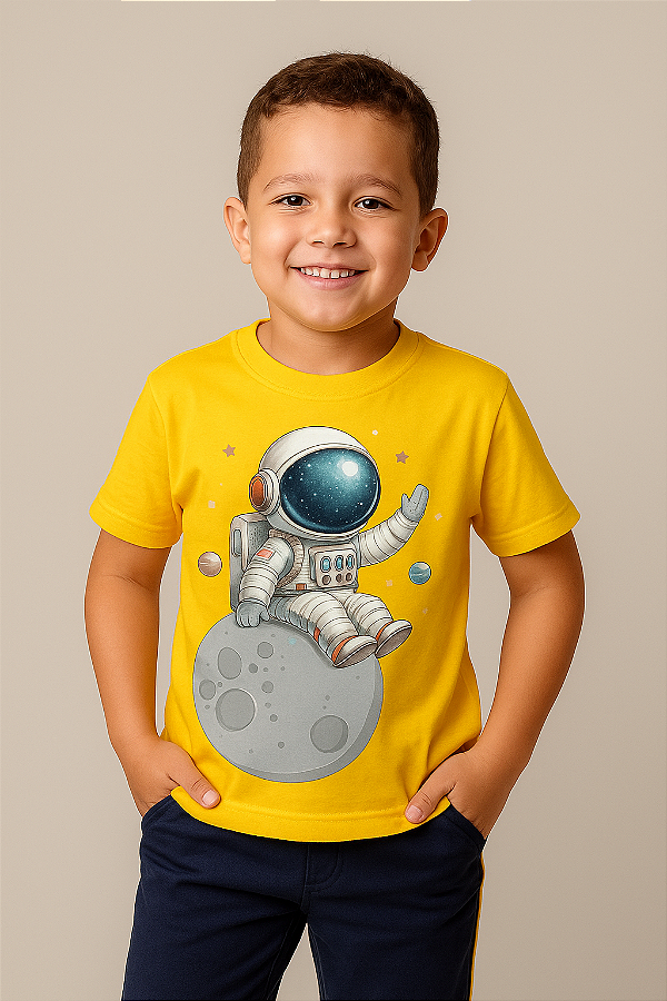 Camiseta Infantil Astronauta