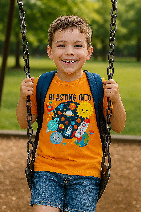 Camiseta Infantil Astronauta
