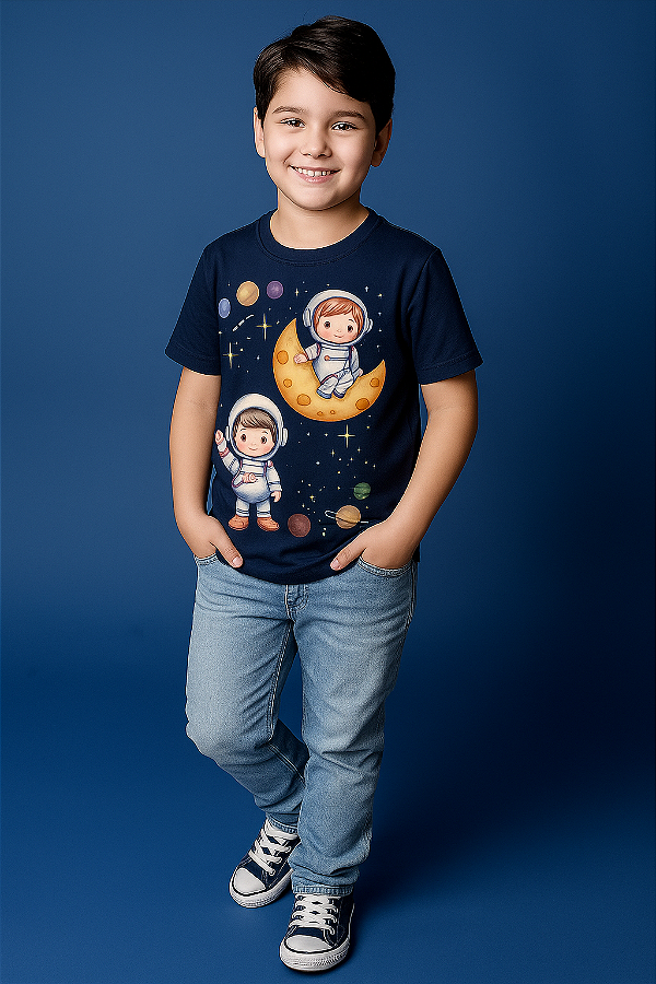 Camiseta Infantil Astronauta