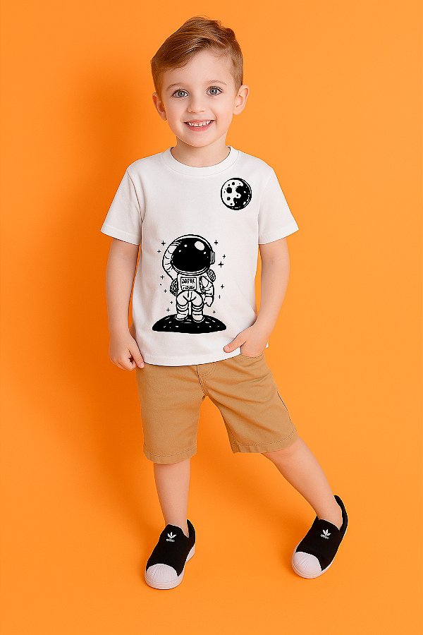 Camiseta Infantil Astronauta