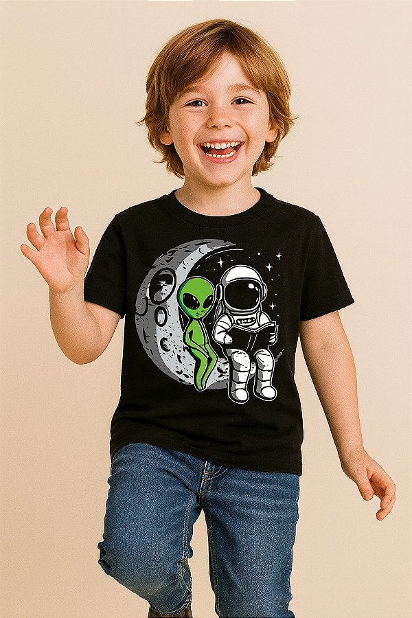 Camiseta Infantil Astronauta