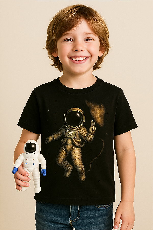 Camiseta Infantil Astronauta