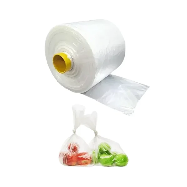 Bobina Plástica Picotada Fundo Estrela