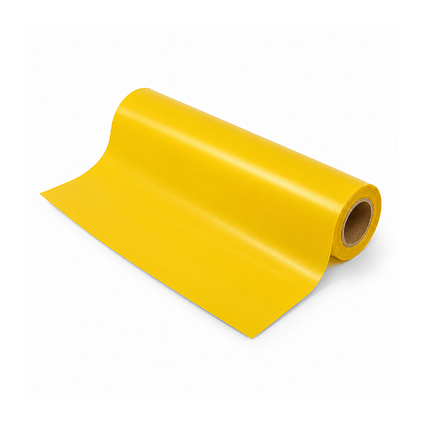 Bobina Plástica Amarela para Faixas e Cartazes 60 cm