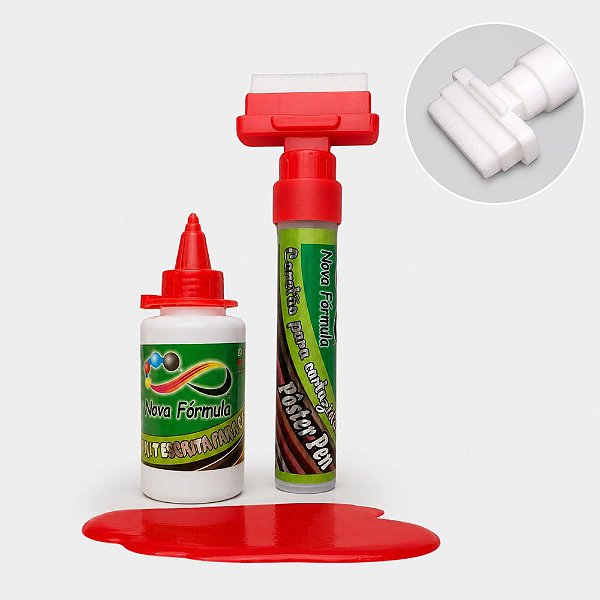 Canetão Poster 50 mm para Cartazista com Tinta 100 ml