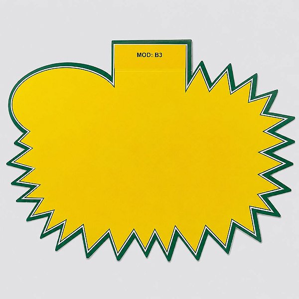 Cartaz Splash para Hortifruti 23cm x 15cm – Modelo B3 | Papel Cartão 250g | 50 ou 100 Folhas