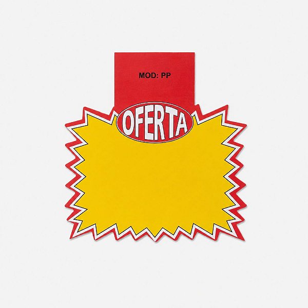 Cartaz Splash Promoção Pequeno 11cm x 8cm – Modelo PP | Papel Cartão 250g | 50 ou 100 Folhas