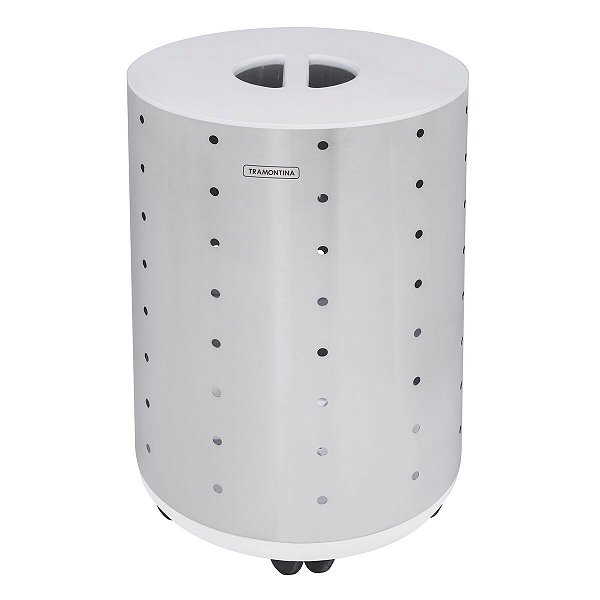 Cesto Roupa Suja Inox Branca Bella 65Kg Tramontina 94540401