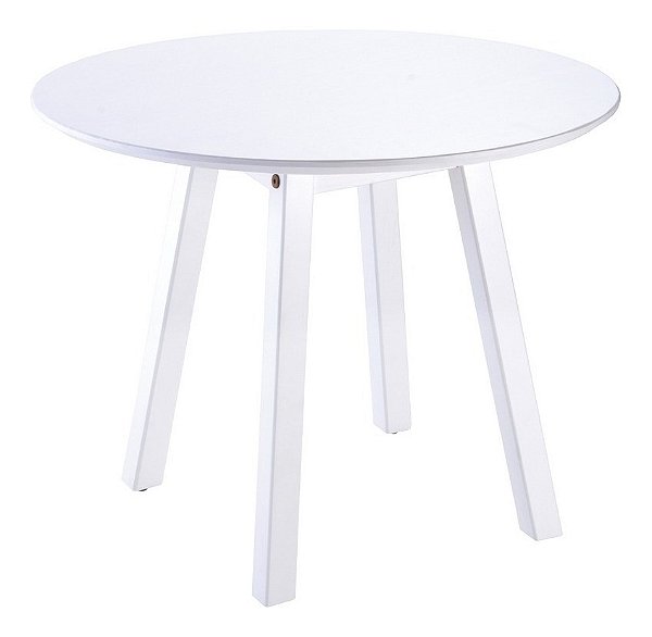 Mesa Canto Lateral Oval Alta Branco Tramontina 91454071