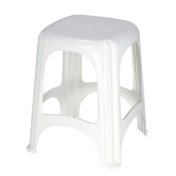 Banqueta Banquinho PlAstico Branco Tramontina 92411010