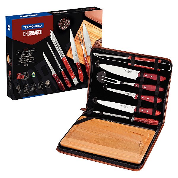 Maleta Churrasco Churrasqueiro Polywood Tramontina 21198765
