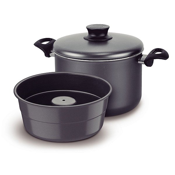 Panela Forma Pudim Aluminio 2PC 20Cm 4,5L Tramontin 20539620