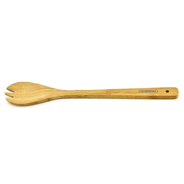 Garfo Concha Colher Salada Bambu Bamboo Tramontina 10399023