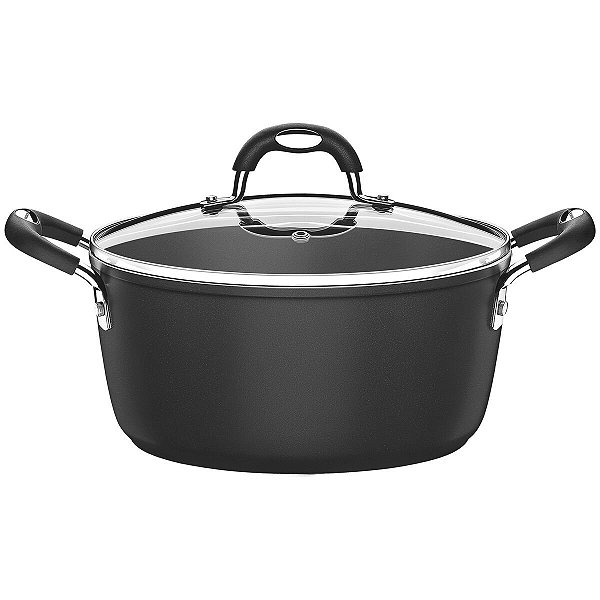Panela CaCarola Preta 28Cm Monaco 6,5L Tramontina 20860028