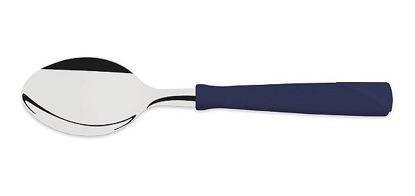 Colher Sobremesa Inox Azul New Kolor Tramontina 23166410