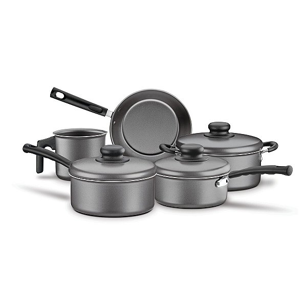 Jogo Panelas Aluminio 5PC Preta Versalhe Tramontina 20699080