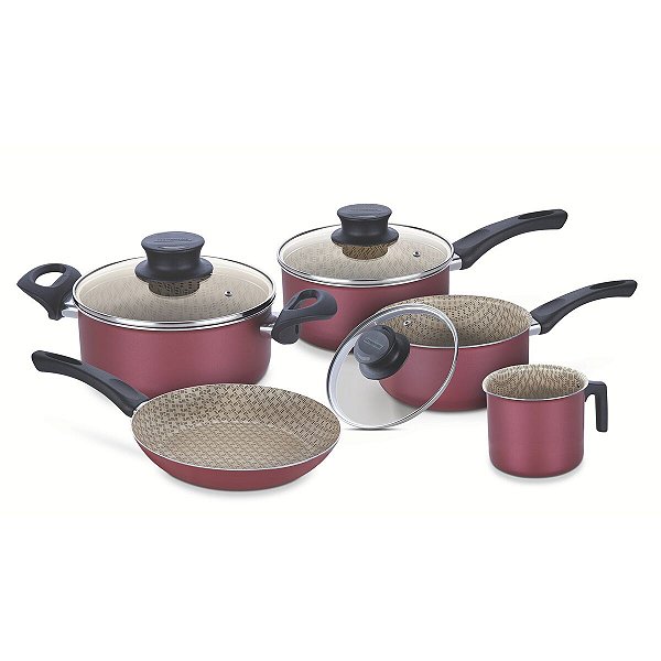 Conjunto Panelas Aluminio 5PC Paris Tramontina 20599760