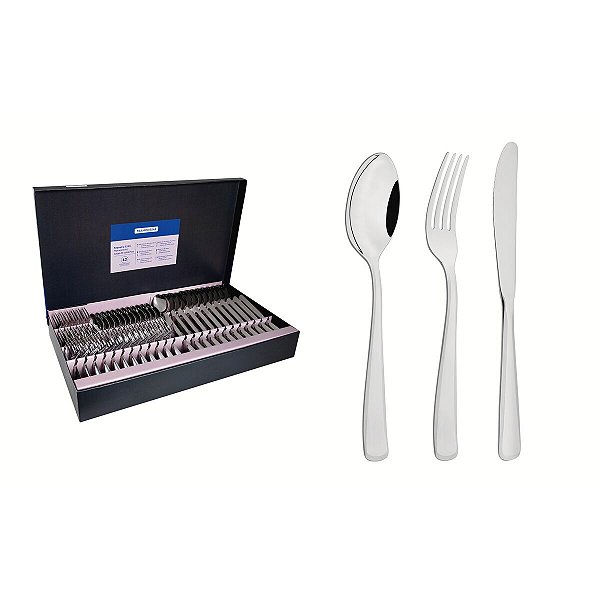 Faqueiro Talher Inox 72 PeCas Pacific Tramontina 66962150