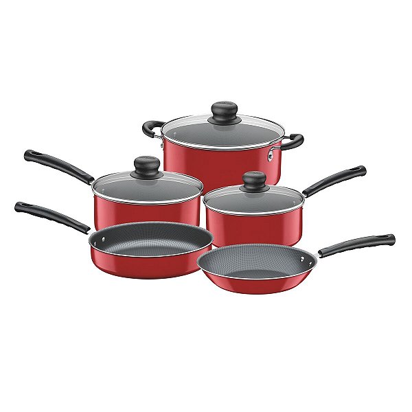 Jogo Panelas Aluminio Vermelha Versalhes Tramontina 20699742