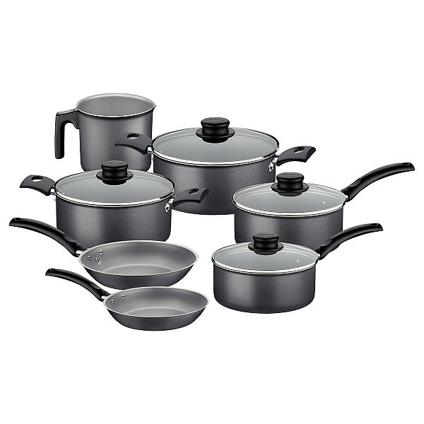 Jogo Panelas Aluminio 7PC Preta Turim Tramontina 20298664