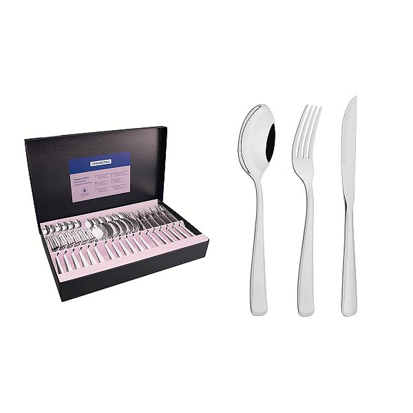 Faqueiro Talher Inox 36 PeCas Pacific Tramontina 66962134