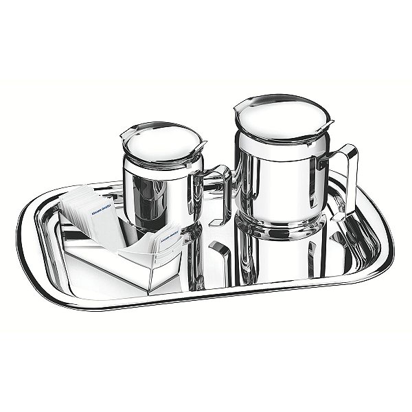 Bandeja Bule Inox Cha CafE Saches Lady Tramontina 64470970