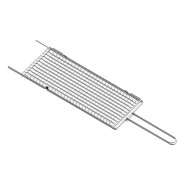 Grelha Churrasco Inox Frango Peixe 75X18 Tramontina 26486000