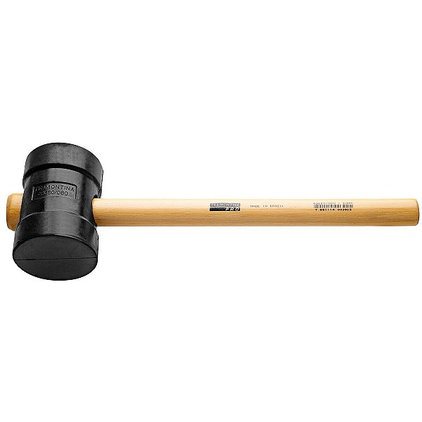 Martelo Borracha Piso Borracheiro 60Mm Tramontina 40680060