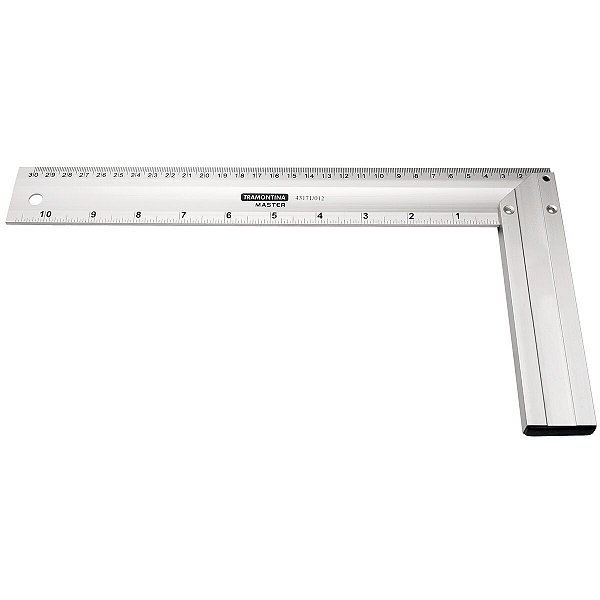 Esquadro Aluminio 25Cm 10 Polegadas Tramontina 43171010
