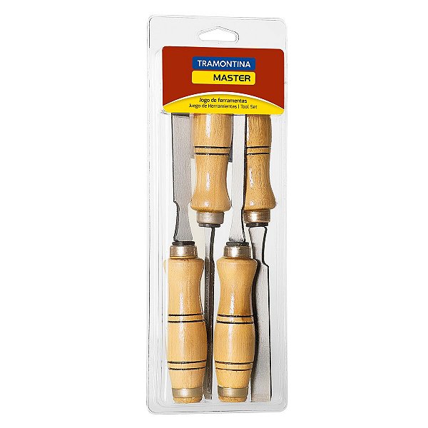 Jogo Formoes FormAo Carpinteiro 4 PeCas Tramontina 43331504