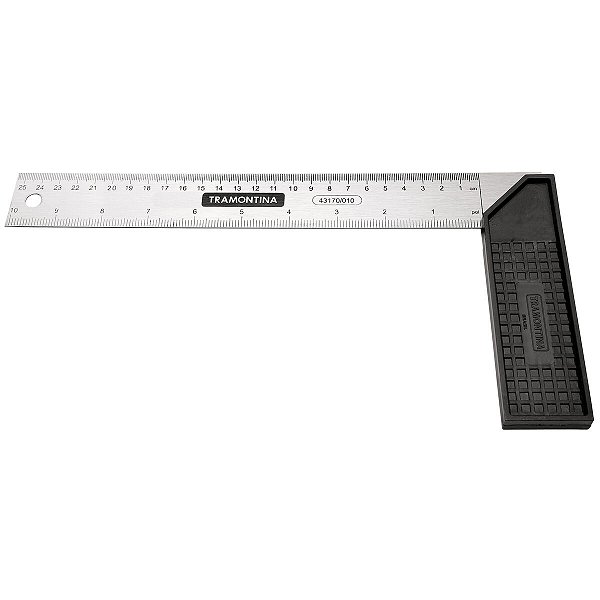 Esquadro ACo Cabo PlAstico 25Cm Tramontina 43170010