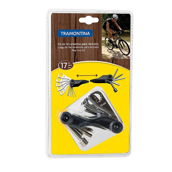 Kit Ferramentas Bicicleta 17 Pecas Tramontina 43134101