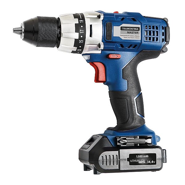 Parafusadeira Furadeira Bateria Li 14,4V Tramontina 42401001