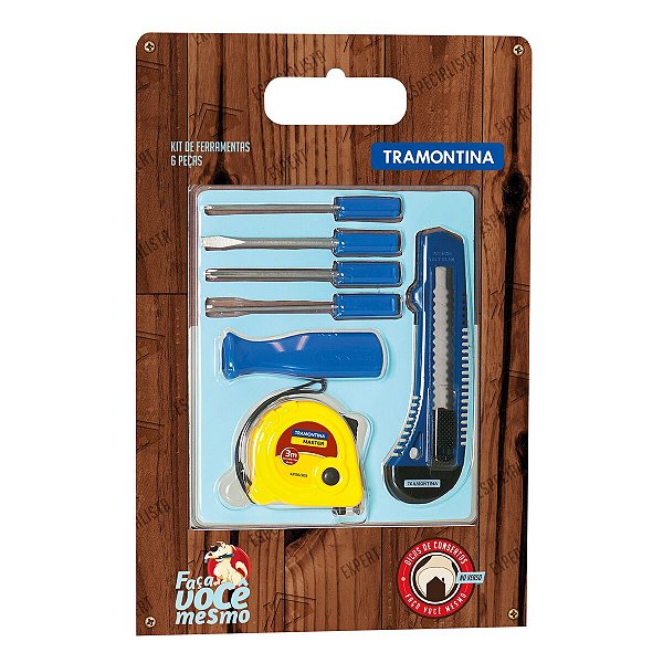 Kit Ferramenta Trena Chave Fenda Philips Tramonti 43408432