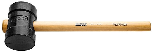 Martelo Borracha Piso Borracheiro 80Mm Tramontina 40680080