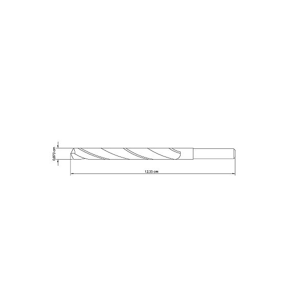 Broca ACo RApido Metal Madeira 11/3Tramontina 43146121