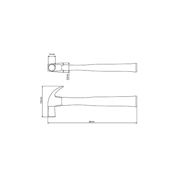 Martelo Unha Cabra Batedor 23Mm Tramontina 40370023