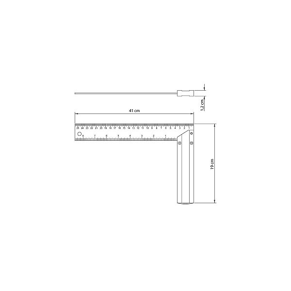 Esquadro Aluminio 40Cm 16 Polegadas Tramontina 43171016