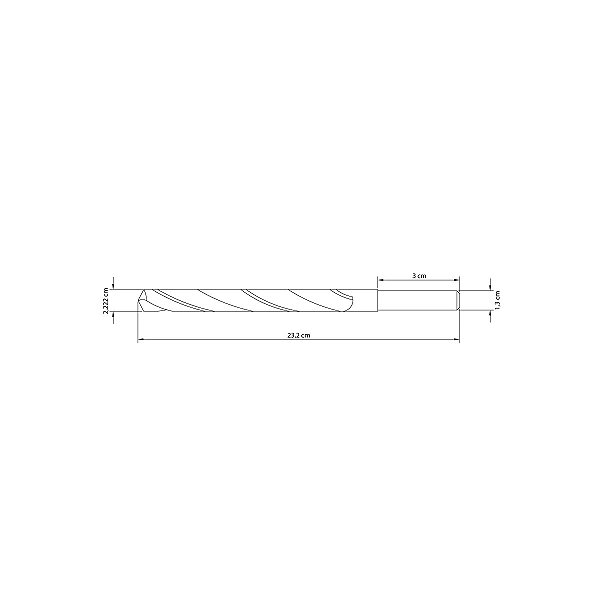 Broca Aço Rápido Metal Madeira 7/8 Tramontina 43146134