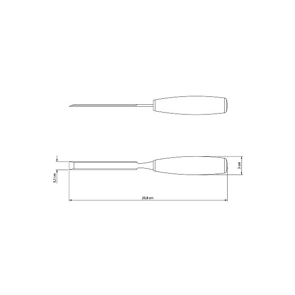 Formao Chanfrado 1 1/4 Tramontina 43335008