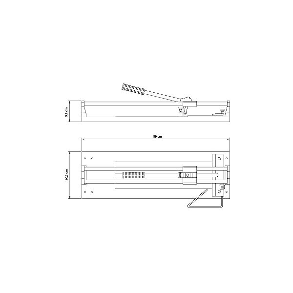 Riscador Cortador Piso Azulejo 75Cm Tramontina 43380075