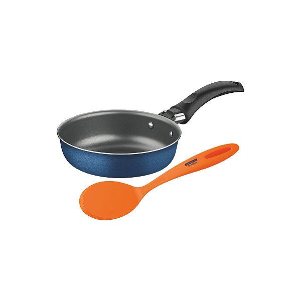 Frigideira 13Cm Espatula Breakfast Azul Tramontina 27813004