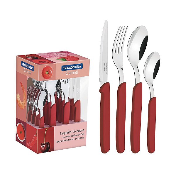 Faqueiro Inox 16Pc Carm Medio Carmel Tramontina 23499008