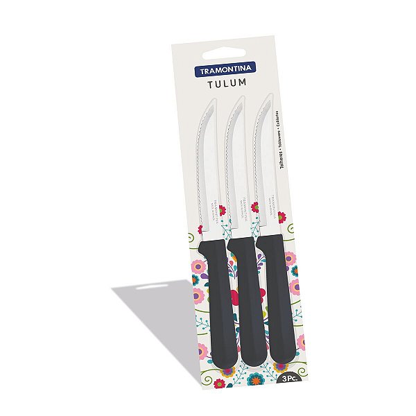 Conj Facas Inox 3 Pc Tulum Tramontina 23270365