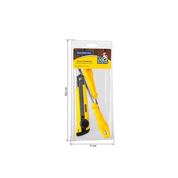 Kit Ferramentas 3 Pcs Tramontina 43408503