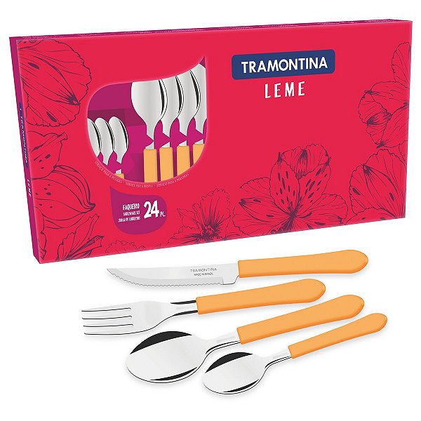 Faqueiro Talheres 24 Peças Tramontina 23198430